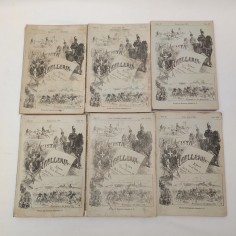 Lotto di 6 numeri della RIVISTA DI CAVALLERIA 1887 e 1888 2