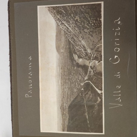 Album fotografico con numerose fotografie dal fronte della prima Guerra Mondiale