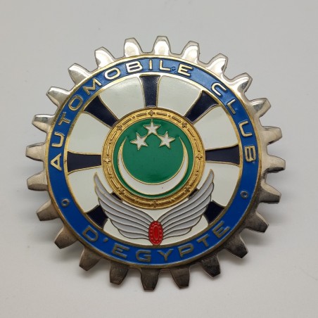 Placca automobilistica Automobile Club D'Egypte 85 mm
