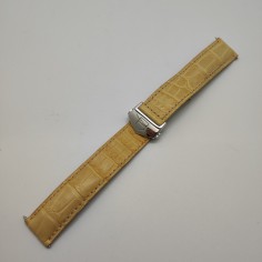NOS cinturino per orologio in pelle TAG HEUER inusato