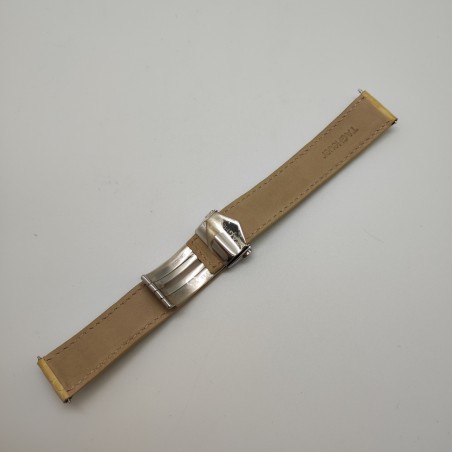 NOS cinturino per orologio in pelle TAG HEUER inusato