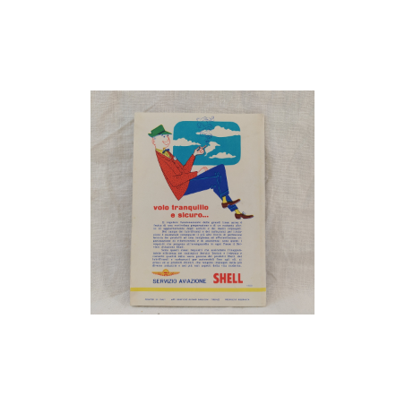 ALITALIA libretto pieghevole mappa linee aeree Rete Nazionale anni 60