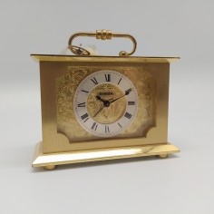 SWIZA orologio sveglia da tavolo in ottone carica 8 giorni da riparare 2