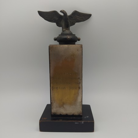 Trofeo avioraduno Leonessa d'Italia Brescia 1949 h. 31 cm