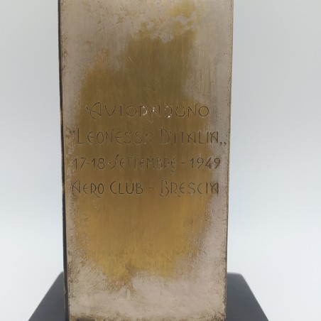 Trofeo avioraduno Leonessa d'Italia Brescia 1949 h. 31 cm