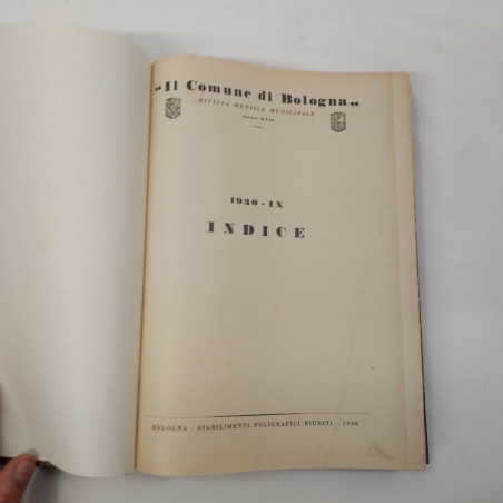 Rivista - Il Comune di Bolgona - mesi da gennaio a giugno 1930 rilegati