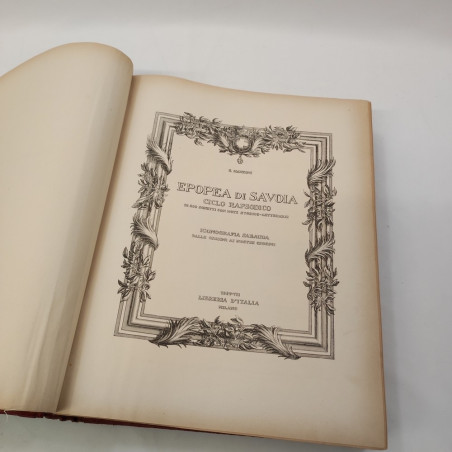 Volume EPOPEA DI SAVOIA ciclo rapsodico 1929 VII