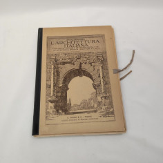 Rivista L'Architettura Italiana Anno XX 1925 annata completa
