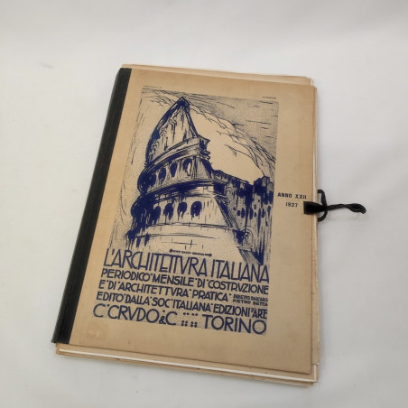 Rivista L'Architettura Italiana Anno XXII 1927 annata non completa
