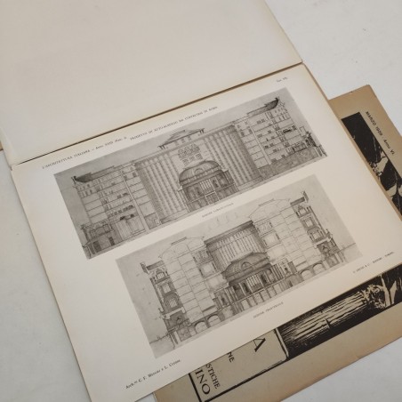 Rivista L'Architettura Italiana Anno XXIII 1928 fascicoli 1 2 3