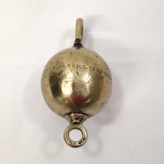 Contrappeso per bilancia tutto in ottone peso 1372 grammi