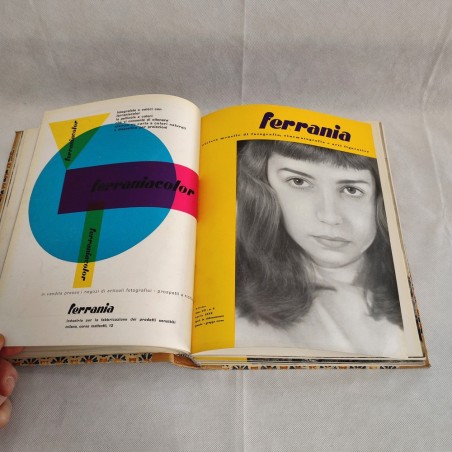 Rivista FERRANIA annata completa anno 1953 rilegata