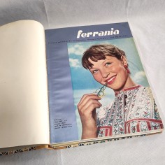 Rivista FERRANIA annata completa anno 1954 rilegata 2