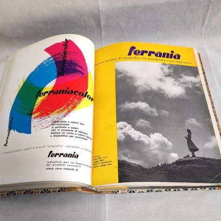 Rivista FERRANIA annata completa anno 1954 rilegata