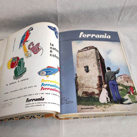 Rivista FERRANIA annata completa anno 1955 rilegata