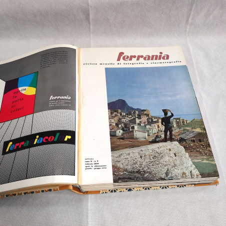 Rivista FERRANIA annata completa anno 1956 rilegata