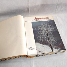 Rivista FERRANIA annata completa anno 1957 rilegata 2