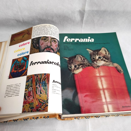 Rivista FERRANIA annata completa anno 1958 rilegata
