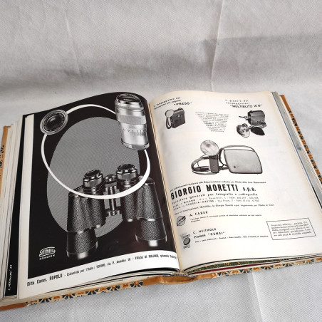 Rivista FERRANIA annata completa anno 1958 rilegata