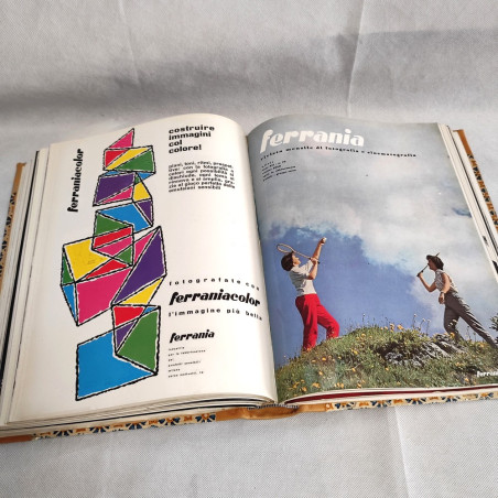 Rivista FERRANIA annata completa anno 1958 rilegata
