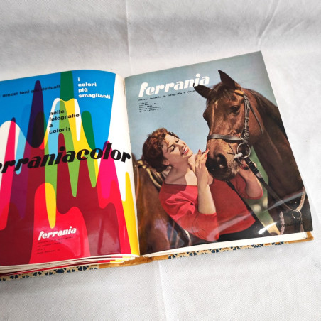 Rivista FERRANIA annata completa anno 1959 rilegata