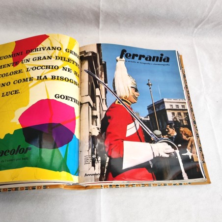 Rivista FERRANIA annata completa anno 1960 rilegata