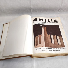 Rivista Emilia annata 1929 completa rilegata ottime condizioni 2