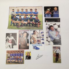 Lotto di 11 autografi originali nazionale calcio Italia anno 90/2000 2