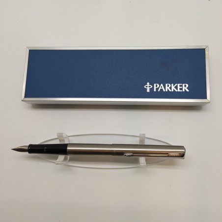 PARKER penna a sfera dorata lavorazione millerighe usata con astuccio