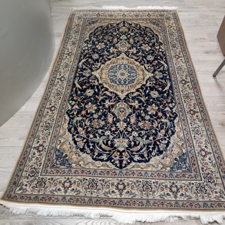 Tappeto persiano prima metà 900 seta e lana 160x300 cm