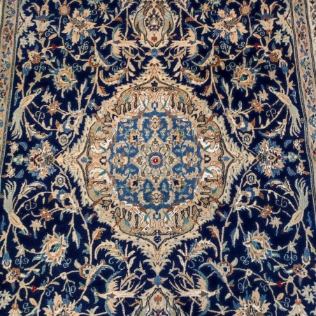 Tappeto persiano prima metà 900 seta e lana 160x300 cm
