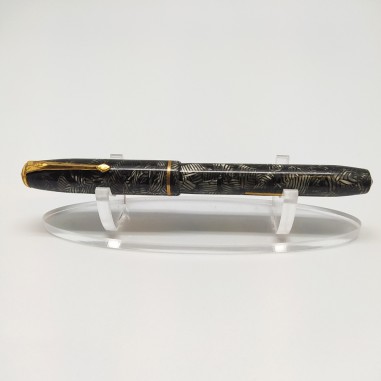 RELIEF penna stilografica inglese pennino oro 14 kt fusto in resina usata