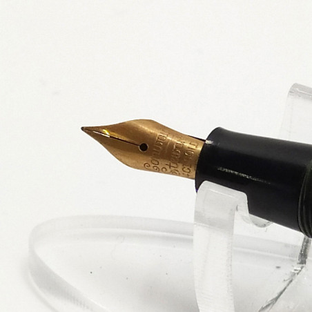 CONWAY penna stilografica fusto marmo verde pennino 14 ct usata