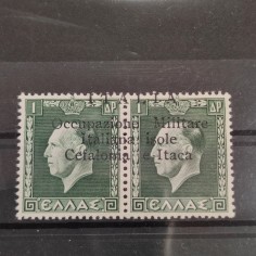 1941 - Cefalonia - 1+1 d. Verde MNH - Sass. 8 Certificato 2