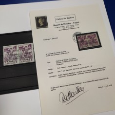 1941 - Cefalonia - Posta Aerea 5+5 d. lilla MNH - Sass. A4 Certificato