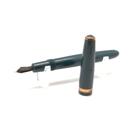 PARKER penna stilografica Duofold fusto verde pennino oro usata