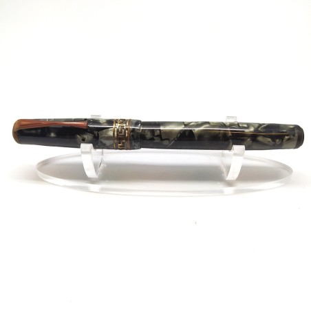 PARKER penna stilografica Duofold fusto verde pennino oro usata