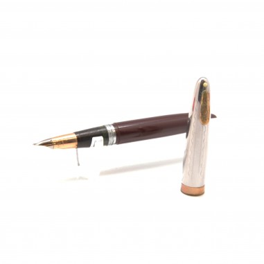 SHEAFFER'S penna stilografica pennino bicolore l. 118 mm usata