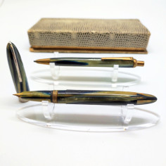 ESTENSE cofanetto parure penna stilografica e porta mina vintage usati 2