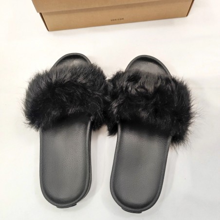 Pantofole da donna con vello di pecora UGG W ROYALE nere 1018875 n° 36 nuove