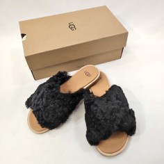 Pantofole da donna con montone arricciato UGG W JONI nere 1019967 n° 36 nuove