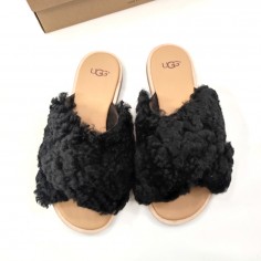 Pantofole da donna con montone arricciato UGG W JONI nere 1019967 n° 36 nuove 2
