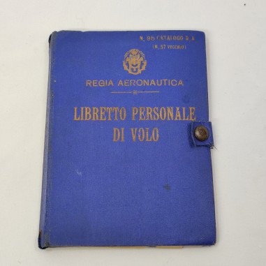 Regia Aeronautica Libretto personale di volo in bianco anno 1941