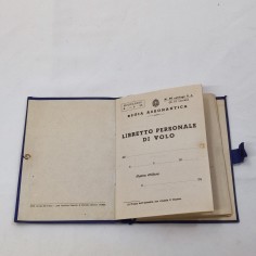 Regia Aeronautica Libretto personale di volo in bianco anno 1941 2
