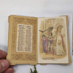 Lotto composto da calendarietto ISABEAU 1917 e un santino moderno 2