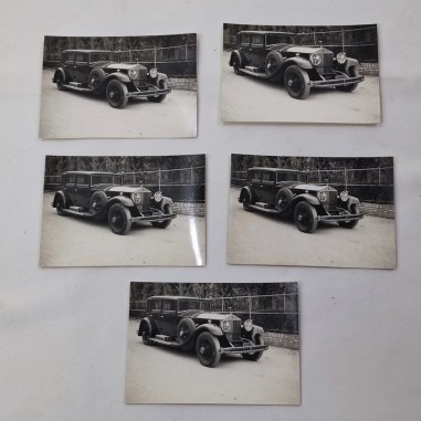 Lotto di 5 foto originali Rolls Royce targa TO 20101 tutte uguali formato 10x7