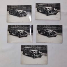 Lotto di 5 foto originali Rolls Royce targa TO 20101 tutte uguali formato 10x7 2