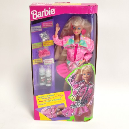 Bambola Mattel Barbie Paint 'n Dazzle Cod. 10039 anno 1993 nuova