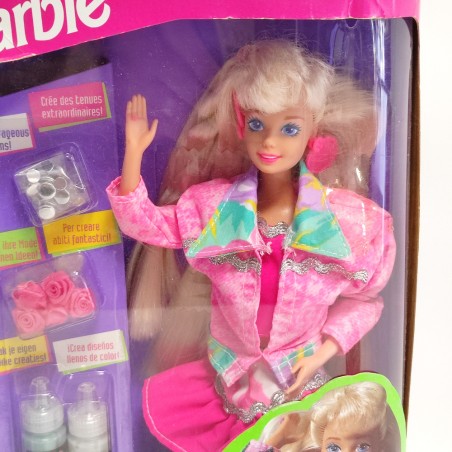 Bambola Mattel Barbie Paint 'n Dazzle Cod. 10039 anno 1993 nuova