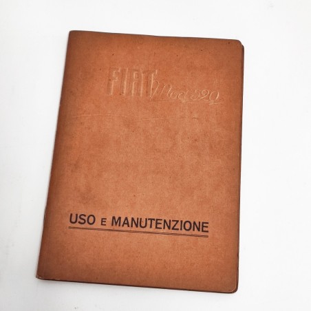 Libretto uso manutenzione FIAT 520 anno 1929 - 4° ed. Eccellente